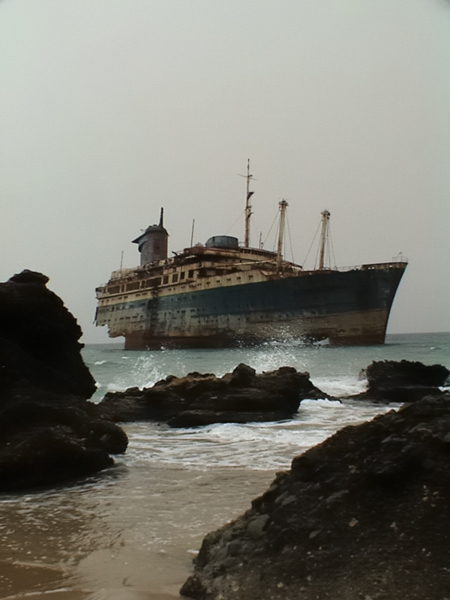 Wrack vor Fuenteventura
