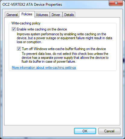 write cache buffer vertex