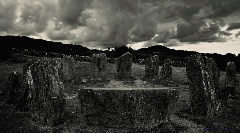 X 0057 Irland 2011 Dromberg stone circle bwenhs