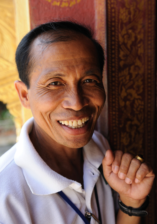 Yang, unser Guide in Nordlaos
