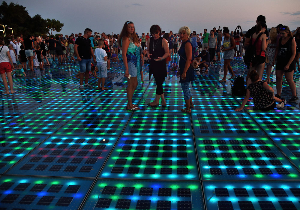 Zadar, Lichtspielmonument Sunset 2
