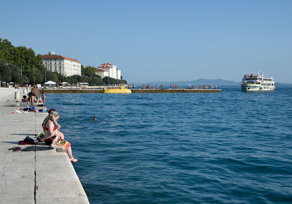 Zadar, Strandpromenade