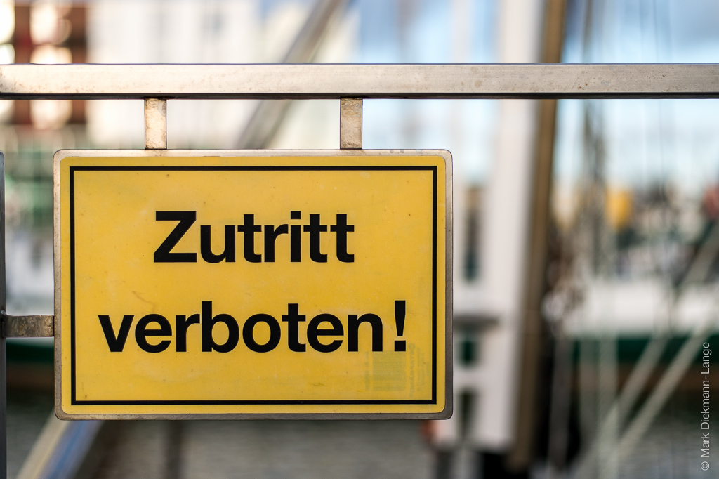 Zutritt verboten