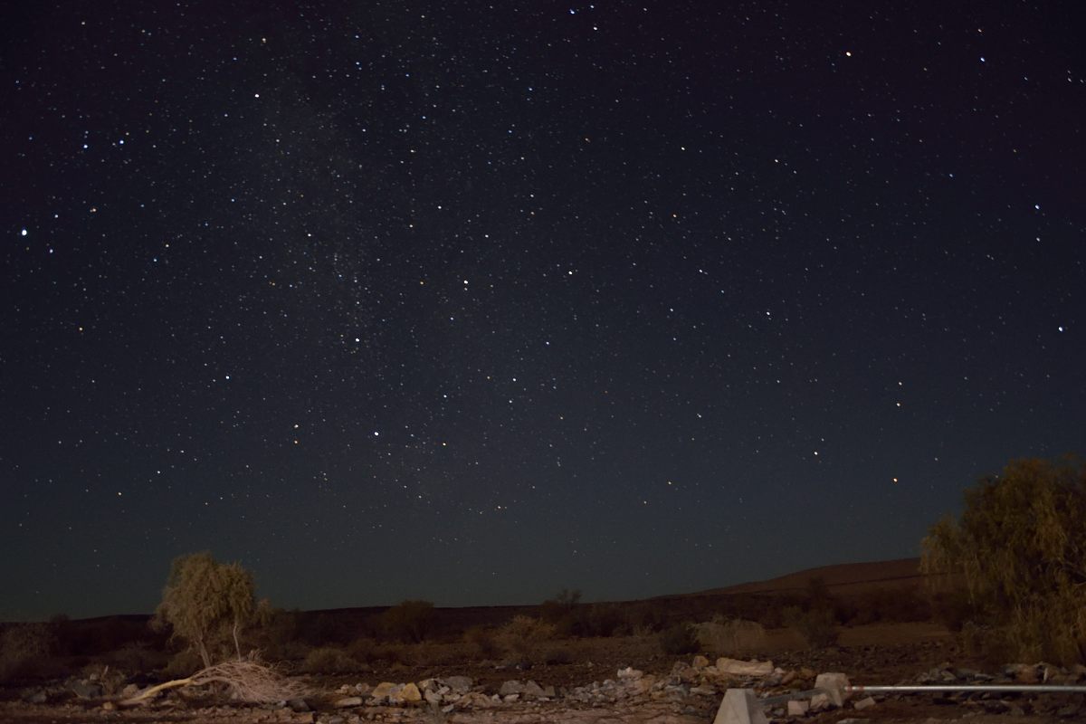 zweiter Versuch Namibia Sternenhimmel