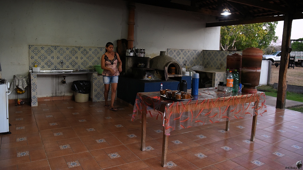 Offene Küche in der Fazenda