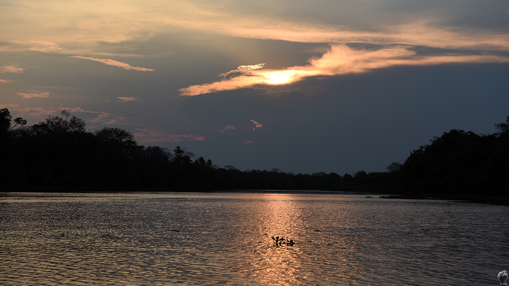 Abendstimmung auf dem Fluss