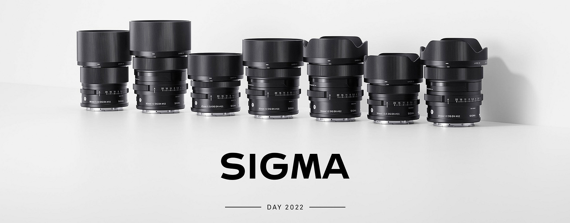 Line-up von SIGMA-Objektiven - Ankündigung des SIGMA DAY 2022